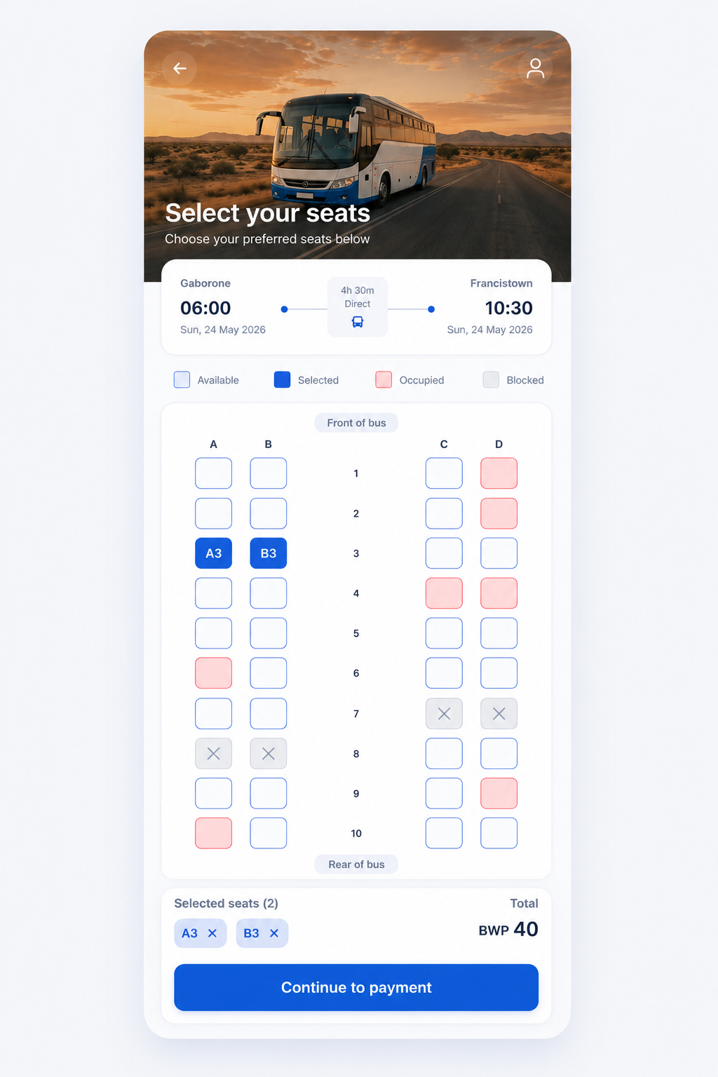 Select Seats